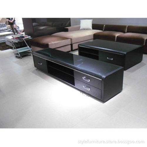 Glass top TV cabinet